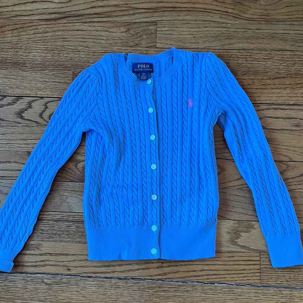 Girls Polo Ralph Lauren Cable Sweater